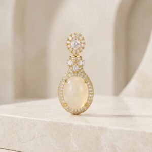 Ivory Grace Jade Pendant